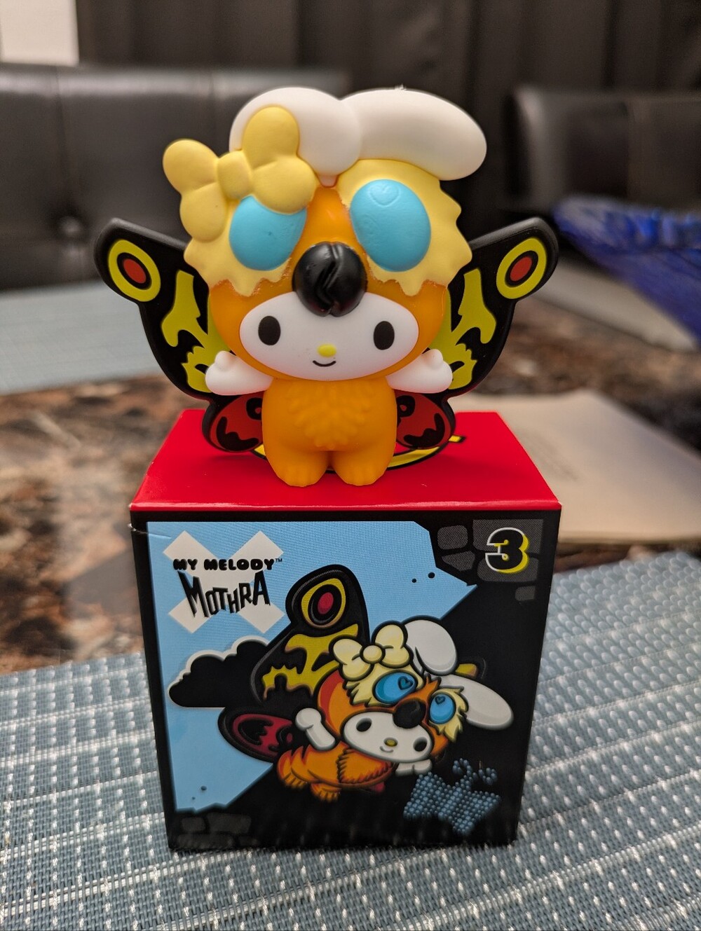 My Melody Mothra Orange & Black Collectible Figure